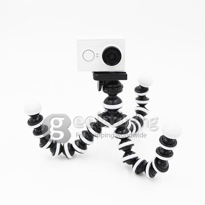 TELESIN GP-TRP-STD Octopus Holder for Xiaomi Yi Xiaoyi Sport Camera - Black+White