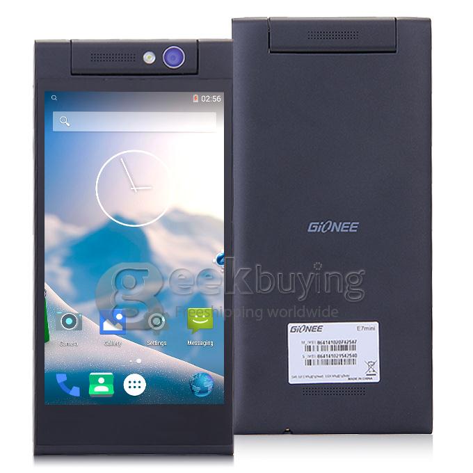 Gionee Elife E7 Mini 4.7inch HD Android 4.2 1GB 16GB Smartphone MTK6592 Octa Core 1.7GHz 13.0MP 3G/GPS/OTG - Black