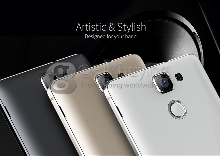 Mlais M7 5.5 inch HD 4G LTE Android 5.0 3GB 16GB 64bit MTK6752 Octa Core 1.7GHz Smartphone 13.0MP Fingerprint ID - White