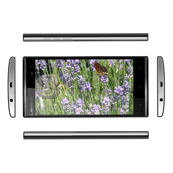 LEAGOO Elite 3 5.5 Inch Android 4.4 1GB 8GB Smartphone MTK6582+6290 Quad Core 1.3GHzIPS HD 13.0MP Hotknot OTG - Black