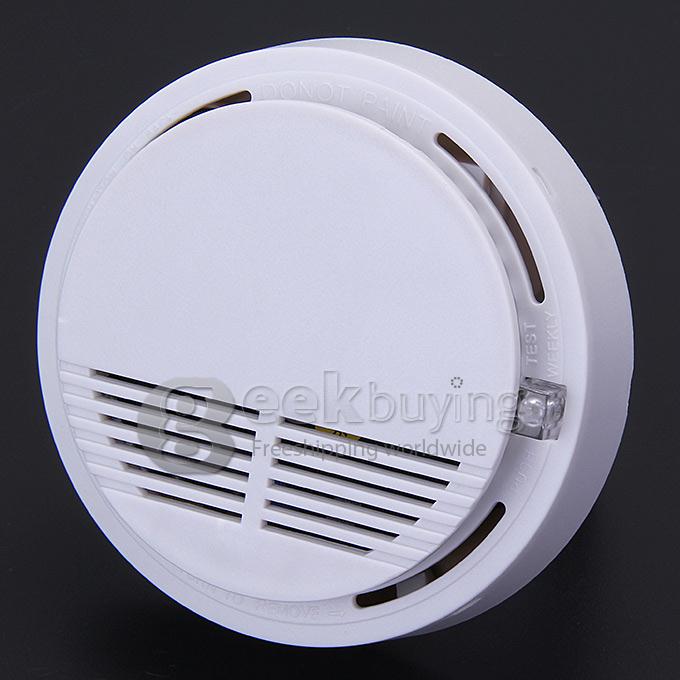 High Quality SS-168 Independent 9V Smog Detector Alarm Class A Ion Smoke Detector Fire Alarm - White