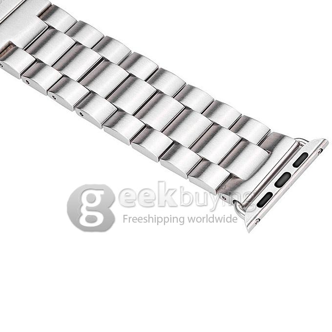 HOCO 42mm Stainless Steel Metal Replacement Strap Wrist Band Classic Polishing Apple iWatch Strap With Double Buttons