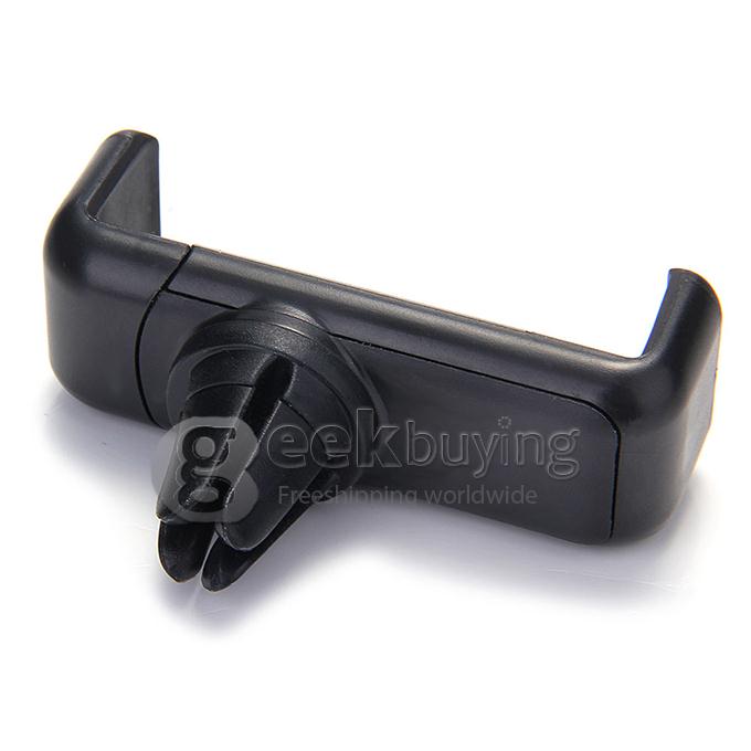 K6 Car Mount Stand Holder Universal 6 Inch Mobile Cell Phone Holder Air Vent plus for IPhone 6 Plus Samsung S6 iPhone 6s plus - Black