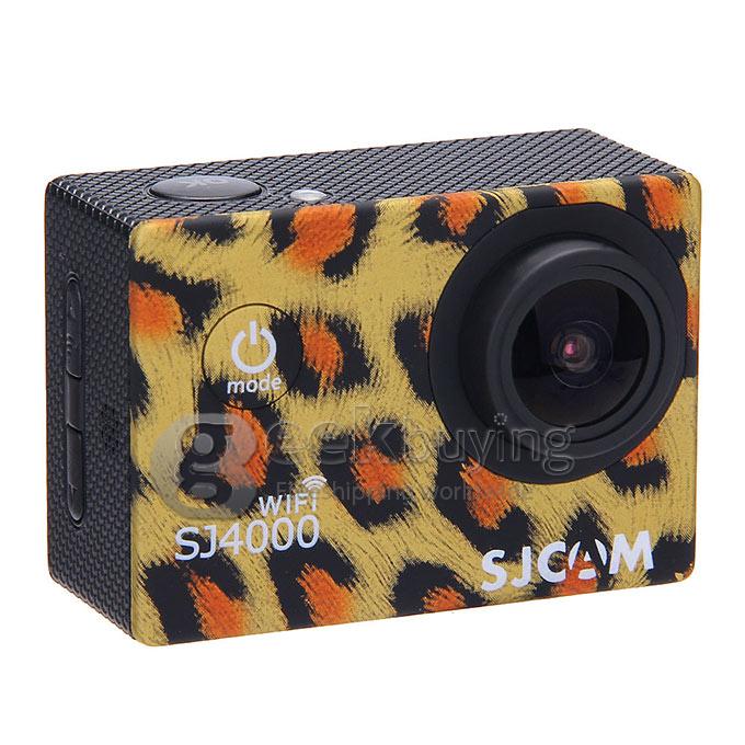 SJCAM Original SJ4000 WiFi Novatek 1080P 1.5 Inch 170 Degree A Wide Angle Outdoor Sports Home Security HD DV/CAR DVR - Leopard Print