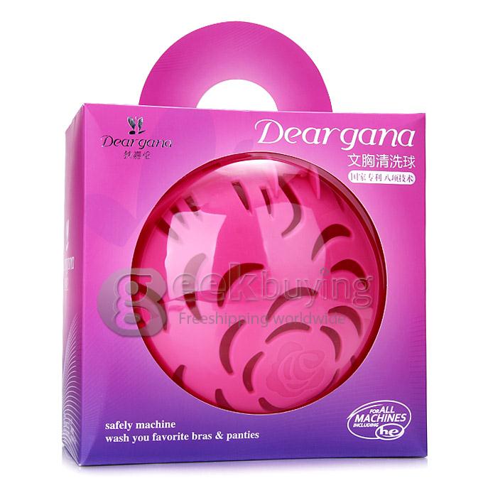 Bra Washing Kit Ball A-C Underwear Protect Machine Decontaminate Anti-Deformation Personal Care - Pink
