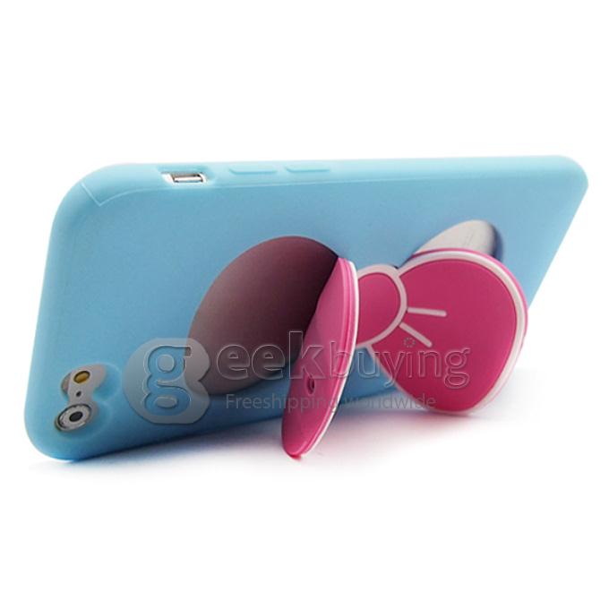 Butterfly Series Plastic Back Case Protective Cover for iPhone 5/ iPhone 5s - Blue