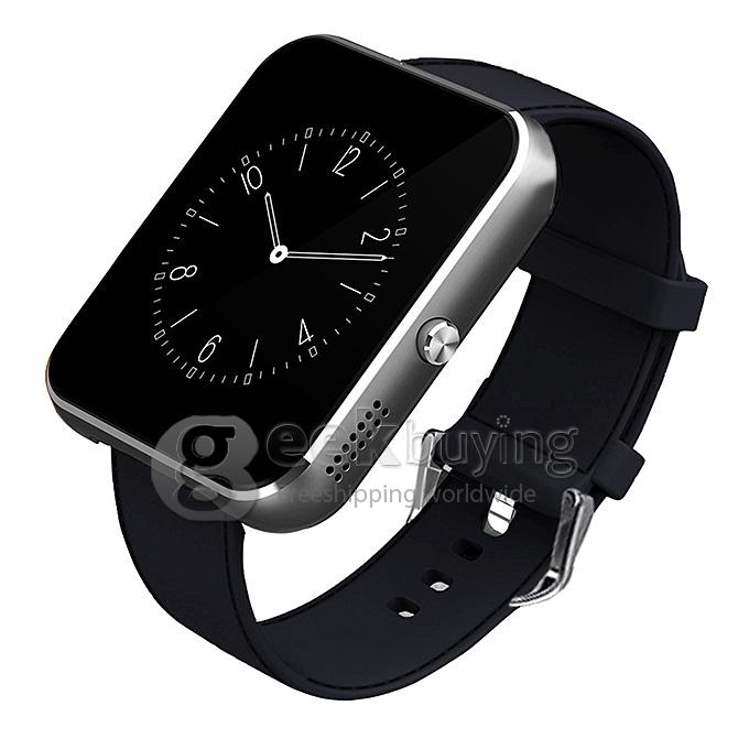 Zeblaze Rover Multifunctional Smart Watch MTK2501 Chip Toughened OGS Panel BT4.0 With Premium Leather Strap - Silver