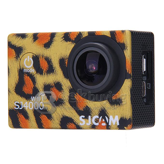 SJCAM Original SJ4000 WiFi Novatek 1080P 1.5 Inch 170 Degree A Wide Angle Outdoor Sports Home Security HD DV/CAR DVR - Leopard Print