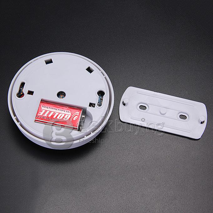 High Quality SS-168 Independent 9V Smog Detector Alarm Class A Ion Smoke Detector Fire Alarm - White