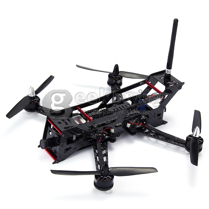 Redpawz CMR280 2.4GHz RC 8-CH Assembled Quadcopter RC Helicopter Aircraft FPV 3D Glasses Kit without Remote