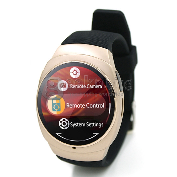 UO Bluetooth Smart Sports Watch Pedometer Stopwatch BT4.0 Waterproof For Andriod IOS - Gold