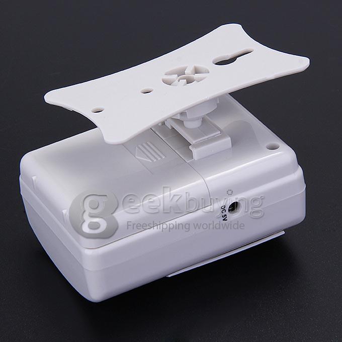 WA-130 New Digital Wireless Human Sensing Doorbell Waterproof Theftproof Alarm With Night Lamp - White