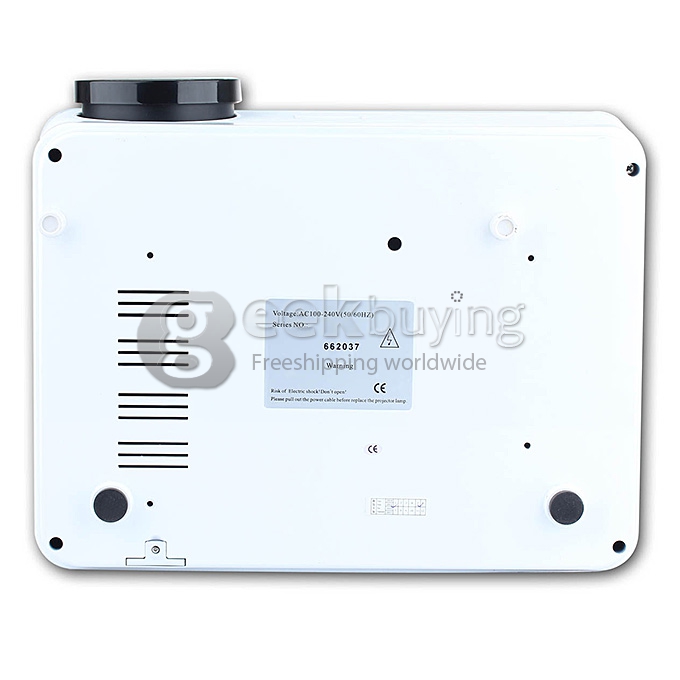 UHAPPY U2 HD Home Projector Android 4.44 Amlogic S805 Quad Core 1G/8G 802.11b/g/n 2HDMI 1080P H.265 2USB - White