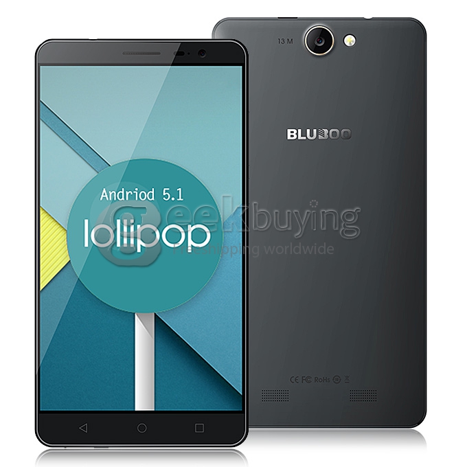 BLUBOO X550 5.5inch 4G FDD-LTE 5300mAh Android 5.1 Smartphone MTK6735 Quad Core 2GB 16GB IPS HD HotKnot Smartwake - Black