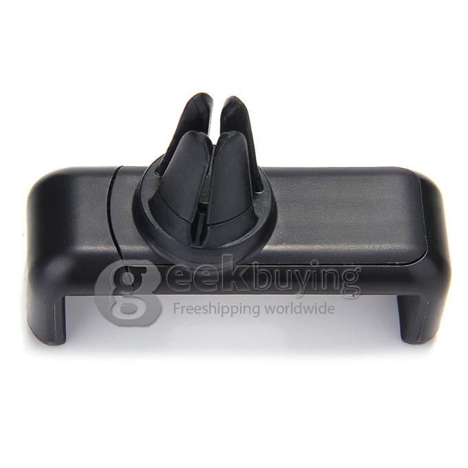 K6 Car Mount Stand Holder Universal 6 Inch Mobile Cell Phone Holder Air Vent plus for IPhone 6 Plus Samsung S6 iPhone 6s plus - Black