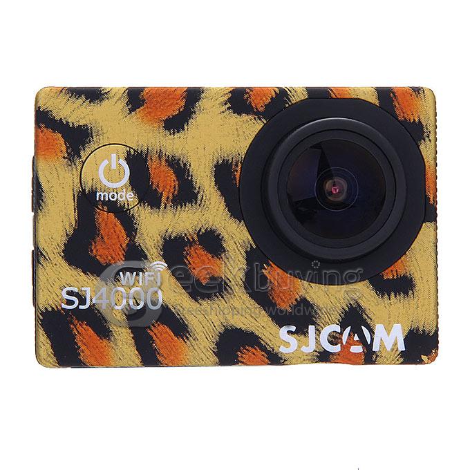 SJCAM Original SJ4000 WiFi Novatek 1080P 1.5 Inch 170 Degree A Wide Angle Outdoor Sports Home Security HD DV/CAR DVR - Leopard Print