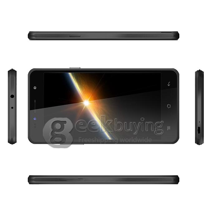 SISWOO C50-A 5.0inch 4G FDD-LTE Android 5.0 Smartphone MTK6735 Quad Core 1GB RAM 8GB ROM 8.0MP IPS HD - Black