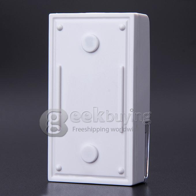 Voye V009A Wireless Intelligent Doorbell Remote Control Digital Receiver Doorbell With 38 Songs - White + Blue
