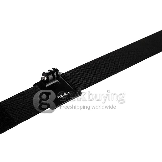Dazzne DZ-304 Adjustable Elastic Hand Wrist Strap Belt Mount for GoPro Hero 3+ 3 2 1 Camera - Black