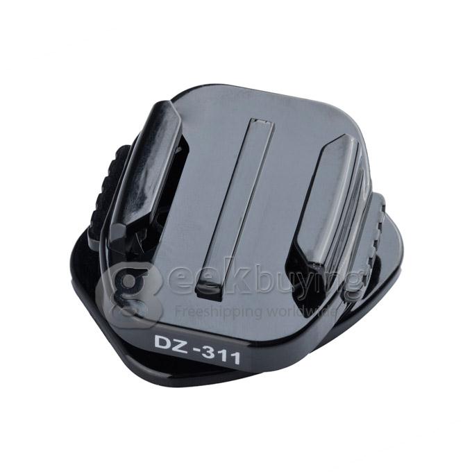 Dazzne DZ-318 8in1 Kit Adjustable 360 Degree Rotatable Flat Mount Curved Mount 3M Stickers for GoPro Sport Camera