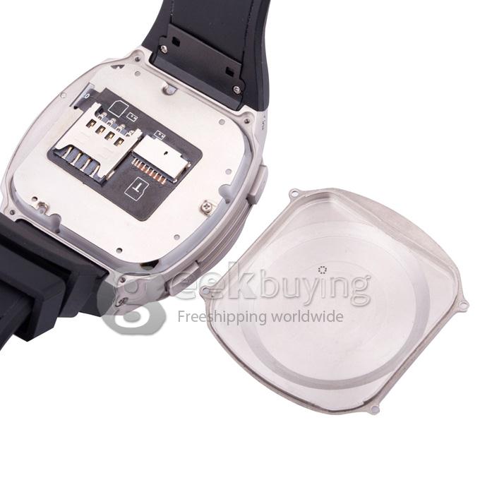 Top Watch TW9001 Android 4.0 Smart Watch Phone MTK6577 Dual CPU 512M/4G BT3.0 1.54