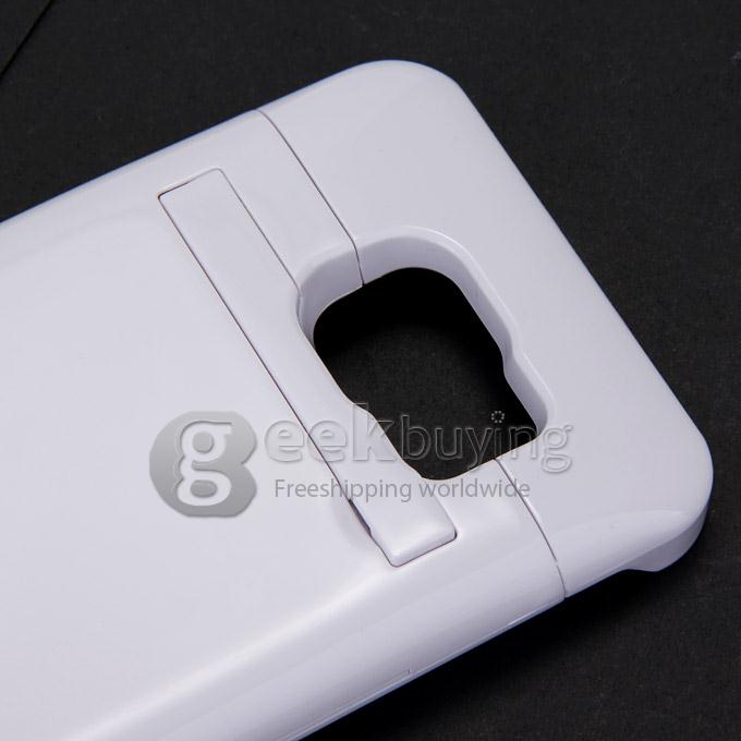 4200mAh Battery Power Pack Charger Cover Case For Samsung Galaxy S6 S6 Edge G9200 - White