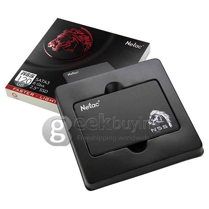 Netac LangKe N5s SSD 120GB Solid State Disk - Black