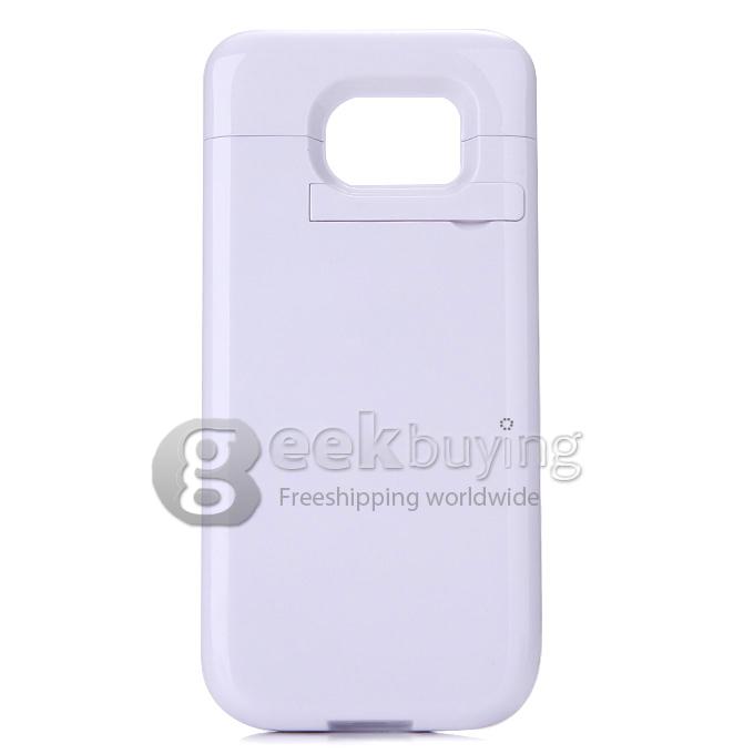 3200mAh Battery Power Pack Charger Case Cover For Samsung Galaxy S6 Edge G9250 - White