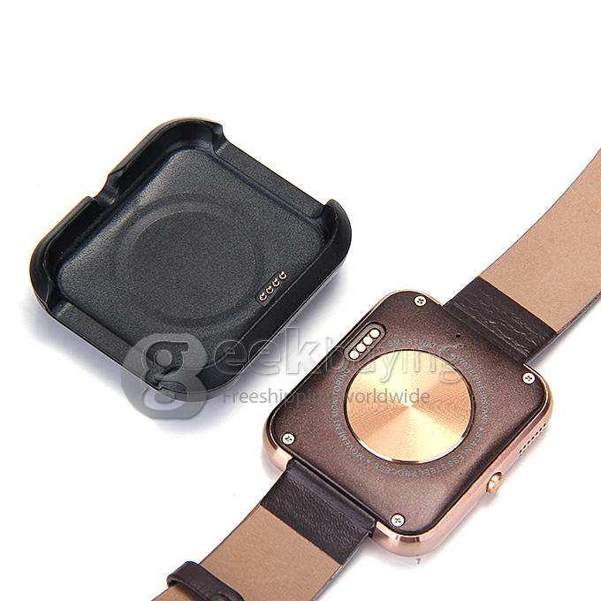 Zeblaze Rover Multifunctional Smart Watch MTK2501 Chip Toughened OGS Panel BT4.0 With Premium Leather Strap - Gold
