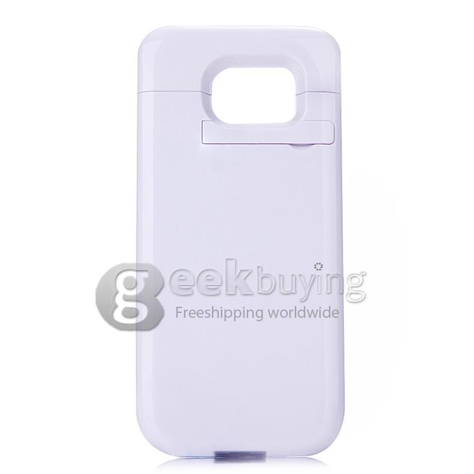 3500mAh Battery Power Pack Charger Case Cover For Samsung Galaxy S6 Edge G9200 - White