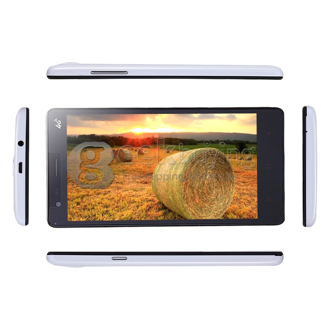 Mstar S100 5.5inch 4G LTE Android 5.0 Smartphone 64-bit MTK6732 Quad Core 1.5GHz 1GB 8GB 8.0MP IPS HD - White