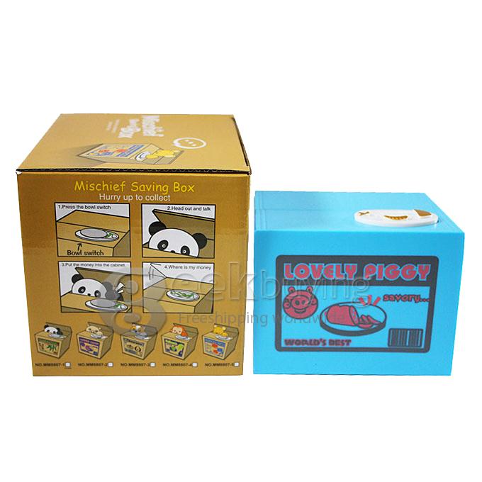 Stealing Coins Gift Money Bank Pig Money Box