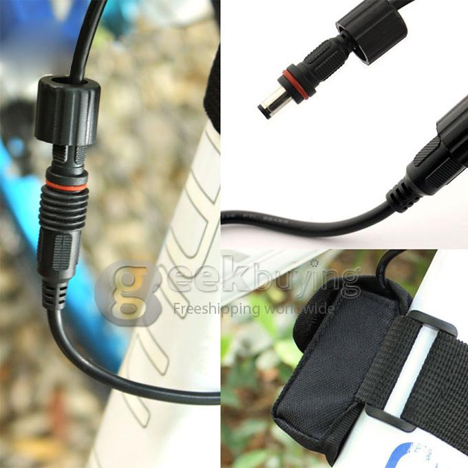 Solarstorm X3 IPX8 Bike Light Sport Head Lamp 2200LM CREE XM-L U2 LED For Climbing Fishing Camping Expedition - Red