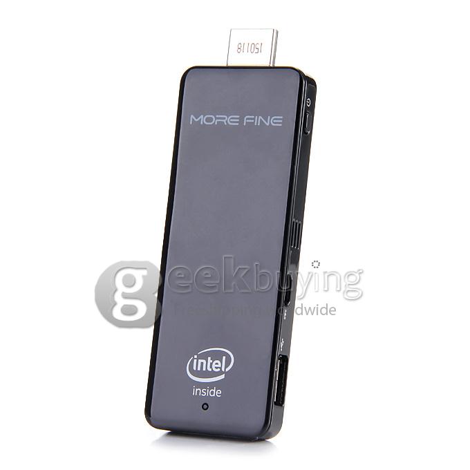 MOREFINE M1 Android 4.4 Windows 8.1 Dual Boot TV Stick Dongle Quad Core Intel Z3735F 2G/32G HDMI 2G+32G 802.11b/g/n LAN BT4.0