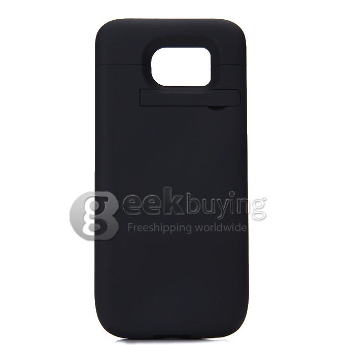3500mAh Battery Power Pack Charger Case Cover For Samsung Galaxy S6 Edge G9200 - Black