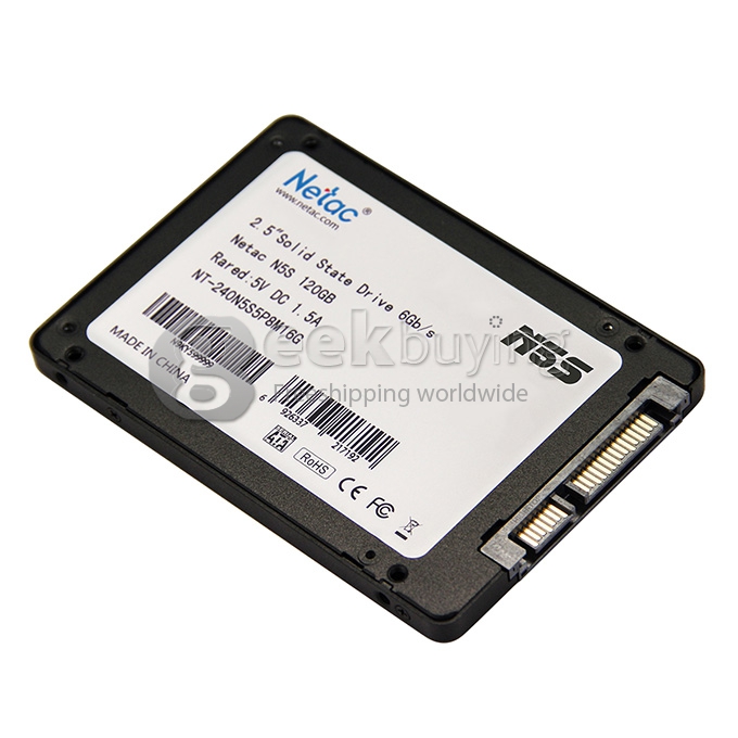Netac LangKe N5s SSD 120GB Solid State Disk - Black
