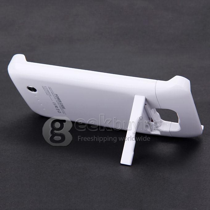 4200mAh Battery Power Pack Charger Cover Case For Samsung Galaxy S6 S6 Edge G9200 - White