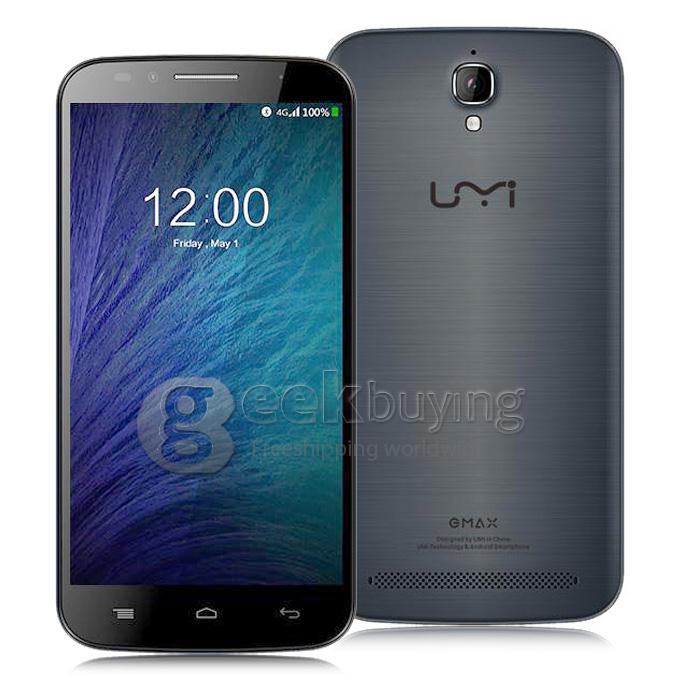 UMI EMAX 4G LTE 5.5inch FHD Android 4.4 2GB 16GB Smartphone 64bit MTK6752 Octa Core 1.7 GHz 13.0MP Miracast OTG - Gray
