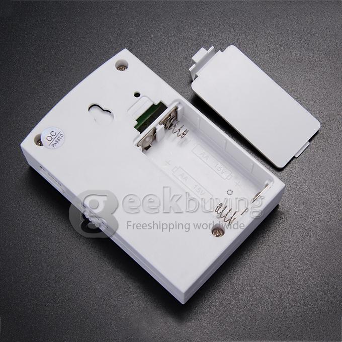 Voye V001A Wireless Intelligent Doorbell Remote Control Digital Receiver Doorbell With 38 Songs - White + Blue