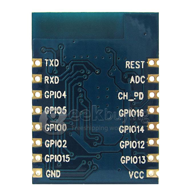 ESP-07 ESP8266 Serial Wifi Wireless Module With Built-in Antenna + Adapter Board For Arduino/RPi