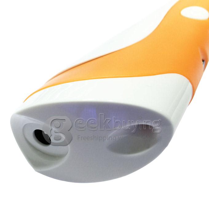 3D Stereoscopic Printing Pen Gen 1st 0.4mm Nozzle for 3D Drawing Doodling with ABS Filament Material - Orange