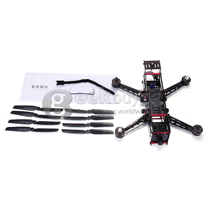 Redpawz CMR280 2.4GHz RC 8-CH Assembled Quadcopter RC Helicopter Aircraft FPV 3D Glasses Kit without Remote