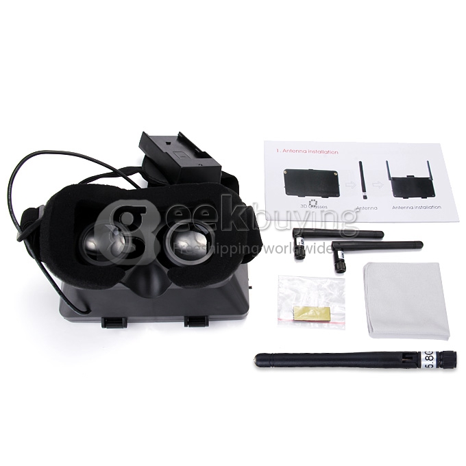 Redpawz CMR280 2.4GHz RC 8-CH Assembled Quadcopter RC Helicopter Aircraft FPV 3D Glasses Kit without Remote