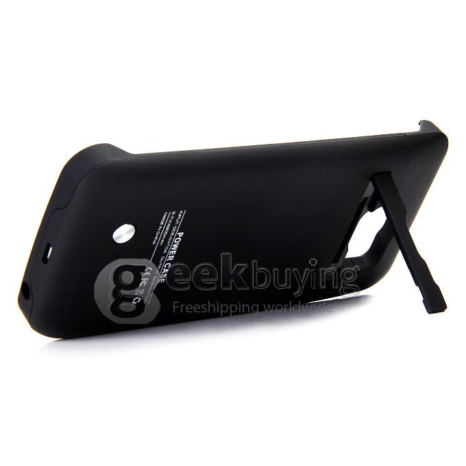 4200mAh Battery Power Pack Charger Cover Case For Samsung Galaxy S6 S6 Edge G9200 - Black