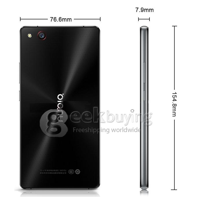 ZTE Nubia Z9 Max 5.5Inch FHD 64bit 4G LTE Android 5.0 Smartphone 3GB 16GB Snapdragon 810 Octa Core 2.0GHz 16.0MP-Black