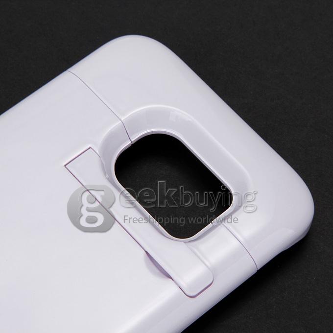 3500mAh Battery Power Pack Charger Case Cover For Samsung Galaxy S6 Edge G9200 - White
