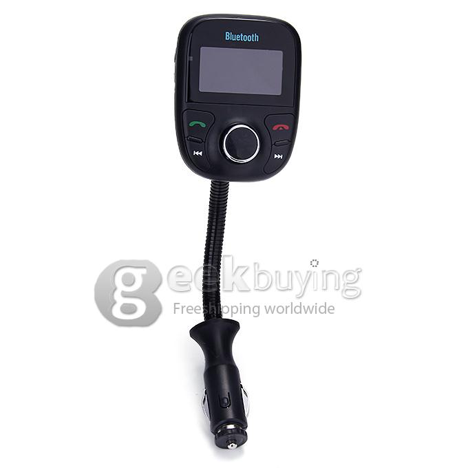 Bluetooth Handsfree FM Transmitter Car Kit MP3 Music Player Radio Adapter with Remote Control For iPhone/Samsung