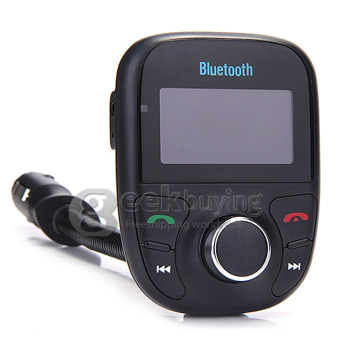 Bluetooth Handsfree FM Transmitter Car Kit MP3 Music Player Radio Adapter with Remote Control For iPhone/Samsung