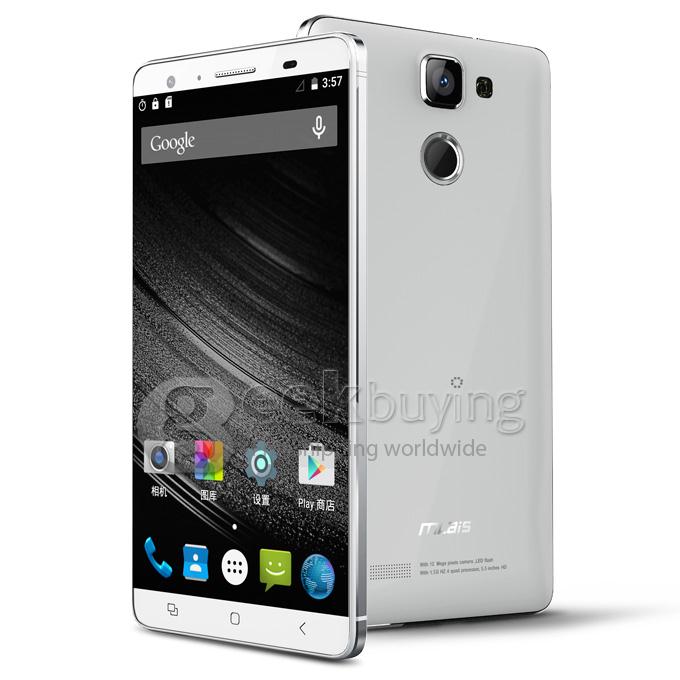 Mlais M7 5.5 inch HD 4G LTE Android 5.0 3GB 16GB 64bit MTK6752 Octa Core 1.7GHz Smartphone 13.0MP Fingerprint ID - White
