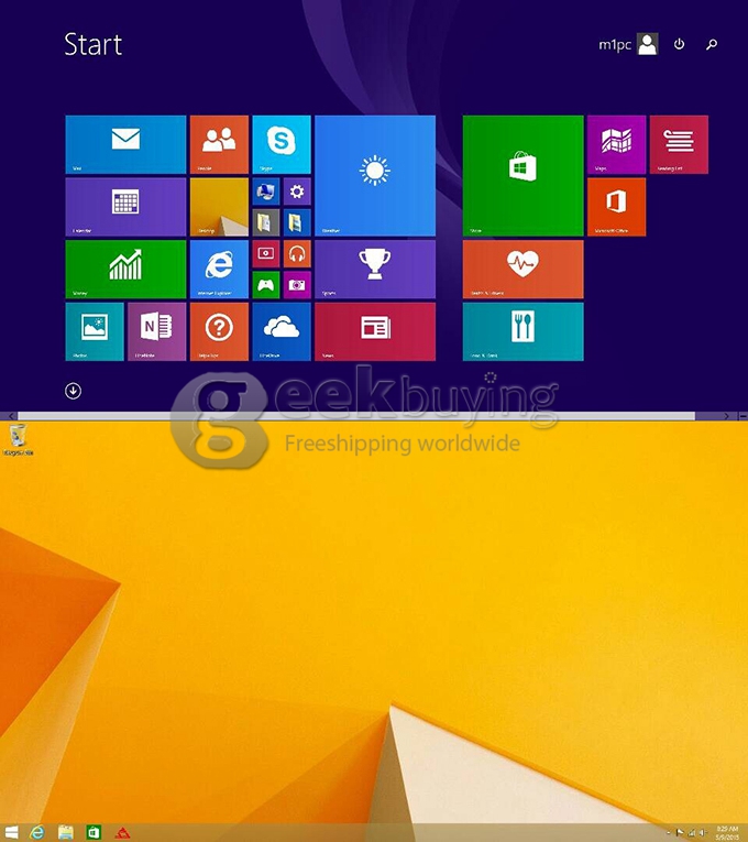 MOREFINE M1 Android 4.4 Windows 8.1 Dual Boot TV Stick Dongle Quad Core Intel Z3735F 2G/32G HDMI 2G+32G 802.11b/g/n LAN BT4.0